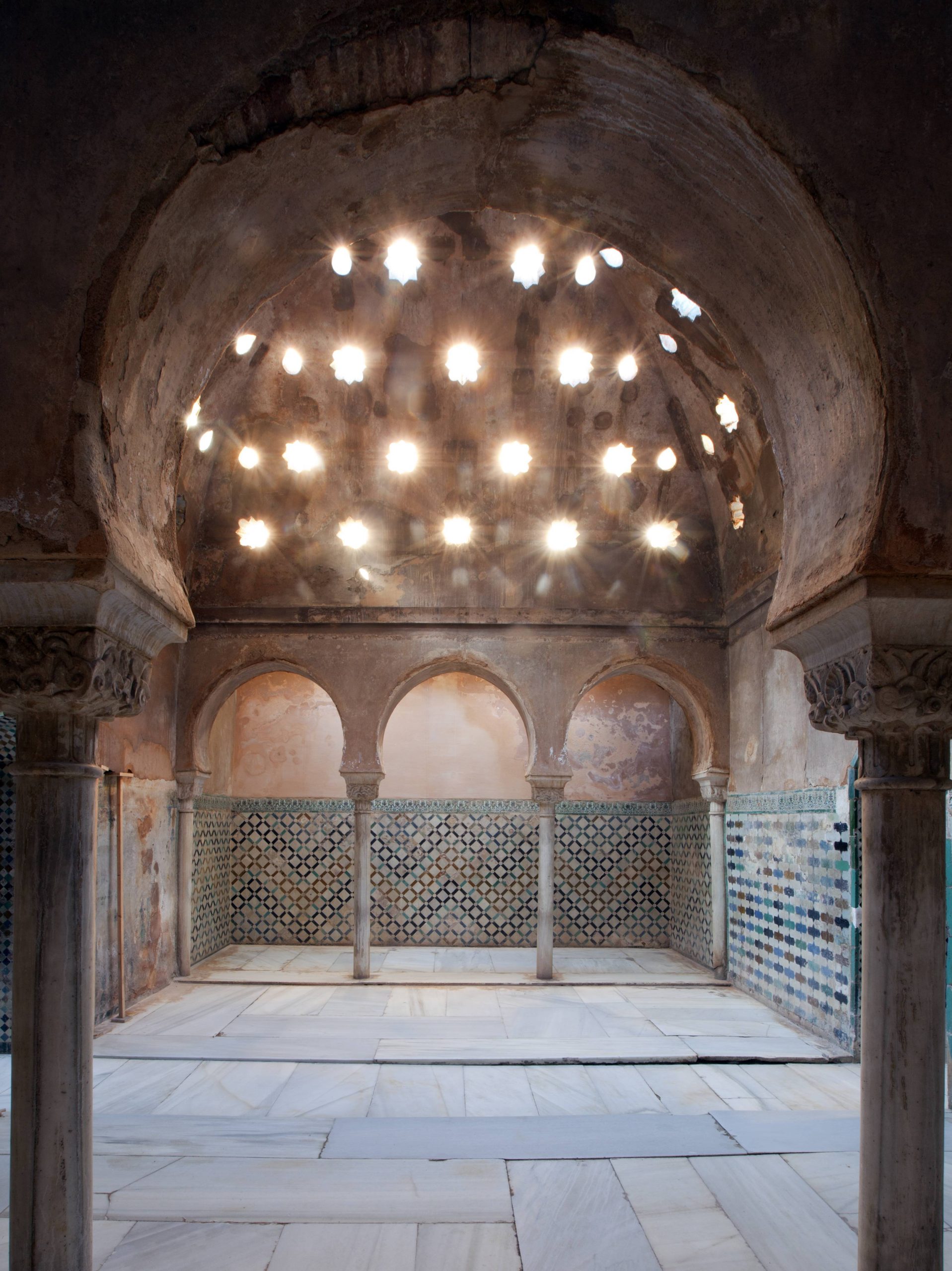 Los baños de Comares en La Alhambra