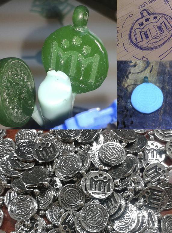 Tras los diseños iniciales hicieron las maquetas, luego los moldes y finalmente su fabricación