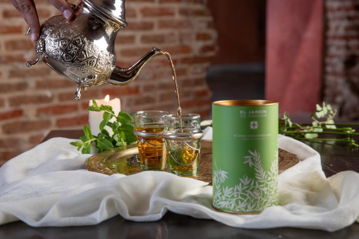 Beneficios del té verde con hierbabuena