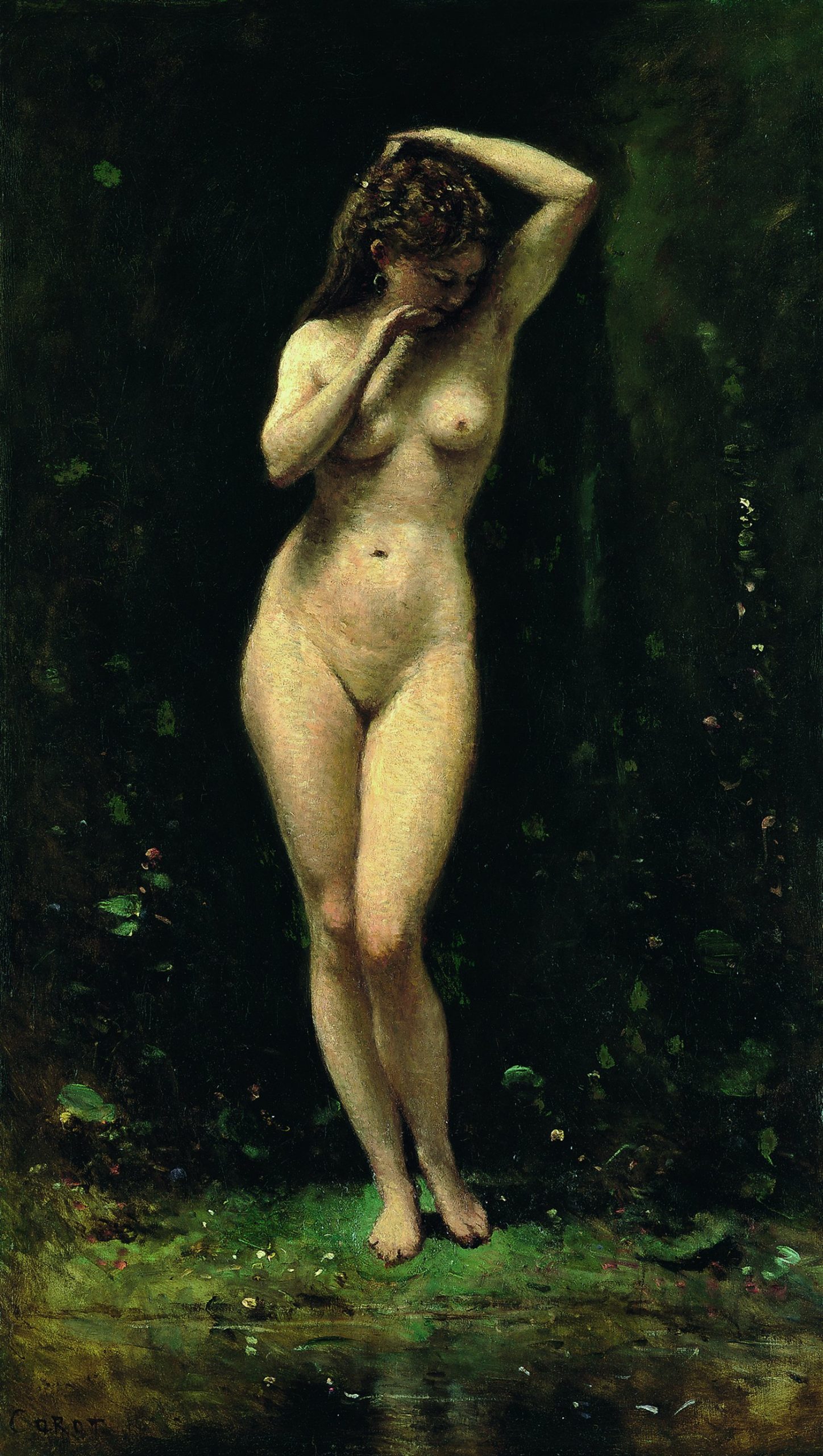 Jean-Baptiste-Camille Corot. El baño de Diana (La Fuente), hacia 1869 - 1870. © Colección Carmen Thyssen
