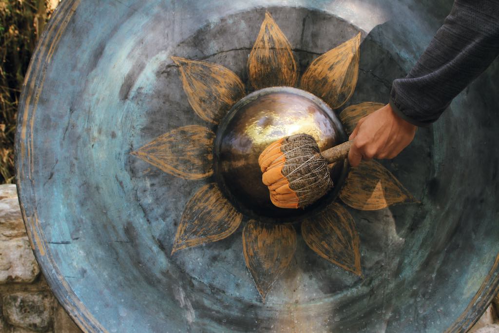 gong para meditar