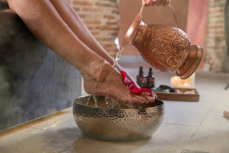 Ablución de pies en Jazzar