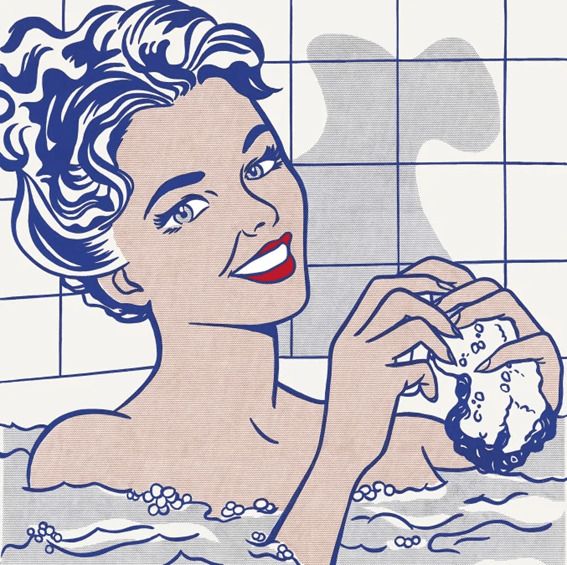 'Mujer en el baño’ (1963), de Roy Lichtenstein